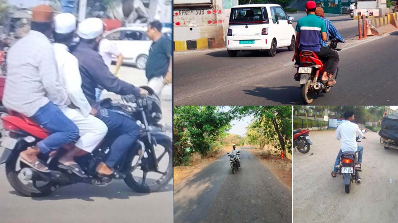 police found that there were four bikes with same number plate