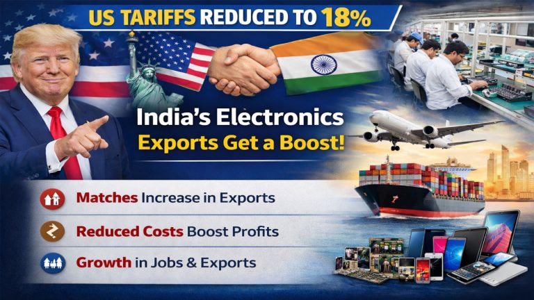 India Electronics Exports: టారిఫ్ ఎఫెక్ట్‌తో ఎలక్ట్రానిక్స్ రంగానికి భారీ ఊరట..