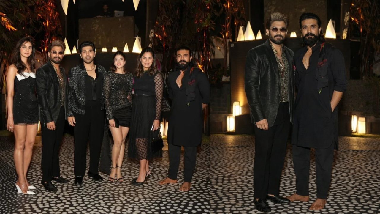 Allu Arjun-Ram Charan: అల్లు వారి ఇంట ‘పెళ్లి సందడి’.. అల్లు అర్జున్‌-రామ్ చరణ్ పార్టీ అదిరింది!