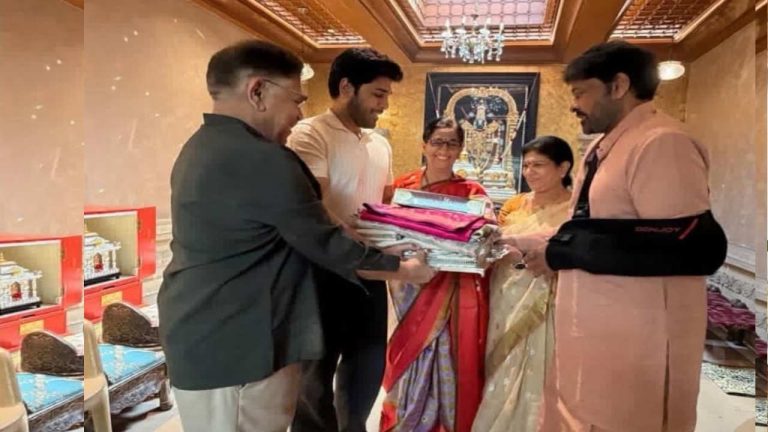 Allu Shirish Wedding: అల్లు వారింట మొదలైన పెళ్లి సందడి.. మెగాస్టార్ దంపతులకు ఫస్ట్ ఇన్విటేషన్!