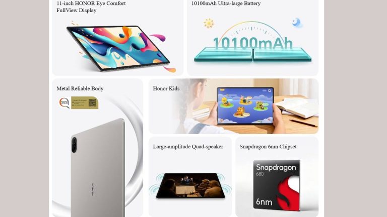 Honor Pad X8b: 10100mAh బ్యాటరీ, 11-అంగుళాల 90Hz డిస్ప్లేతో.. హానర్ ప్యాడ్ X8b రిలీజ్..