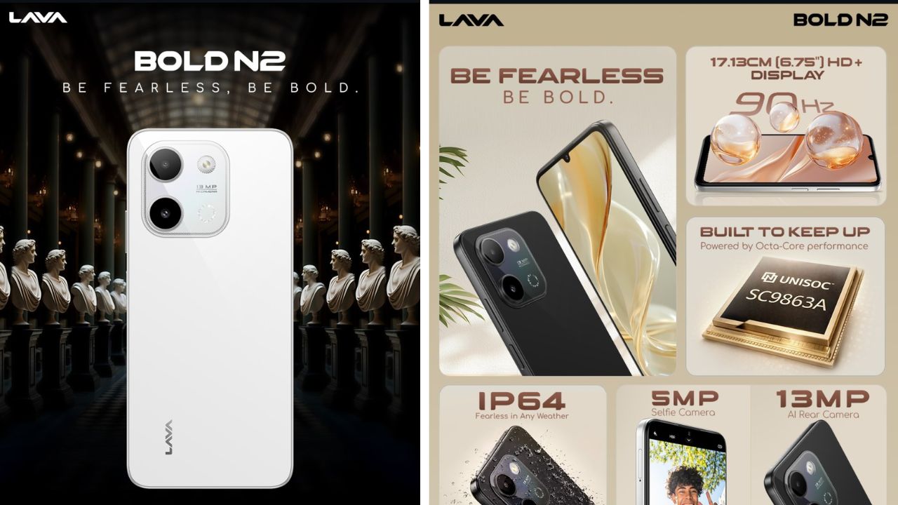 రూ.7,499కే IP64 రేటింగ్, Unisoc ప్రాసెసర్‌తో Lava Bold N2 లాంచ్.. ఫీచర్స్ ఇలా!