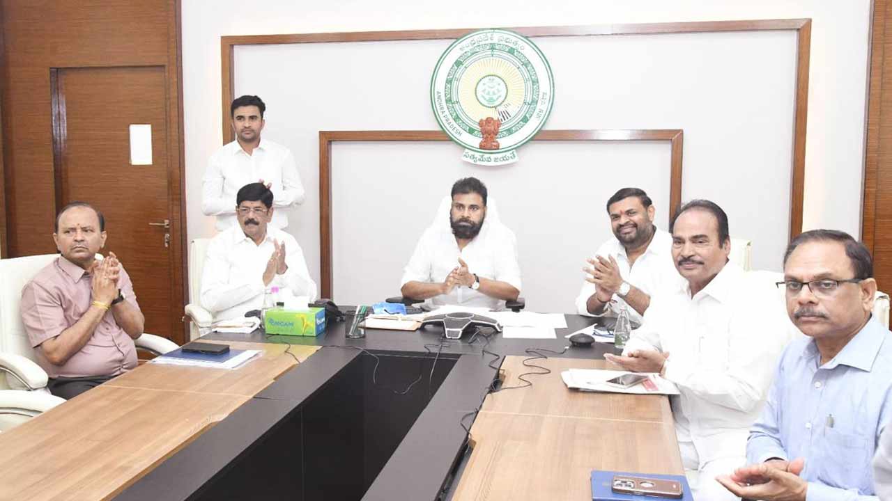 deputy cm pawan kalyan key remarks on temple protection inaugurates srikalahasti giripradakshina road