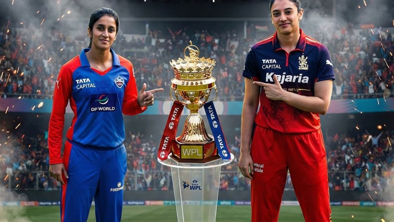 rcb vs dc women wpl 2026 final 160 chase tough at vadodara delhi capitals on top