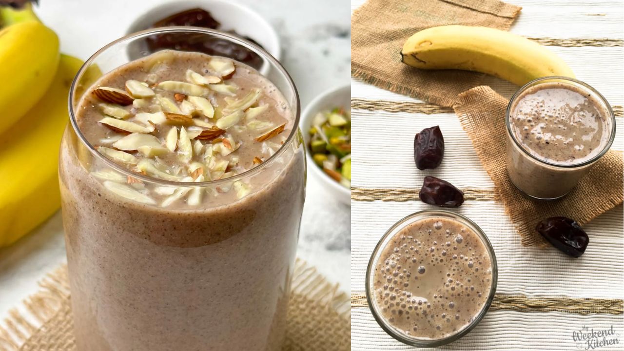 ragi smoothie recipe for weight loss and strong bones healthy breakfast recipe and benefits