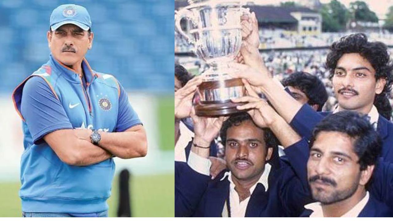 ravi shastri honored wankhede stadium stand named after former india coach by mca