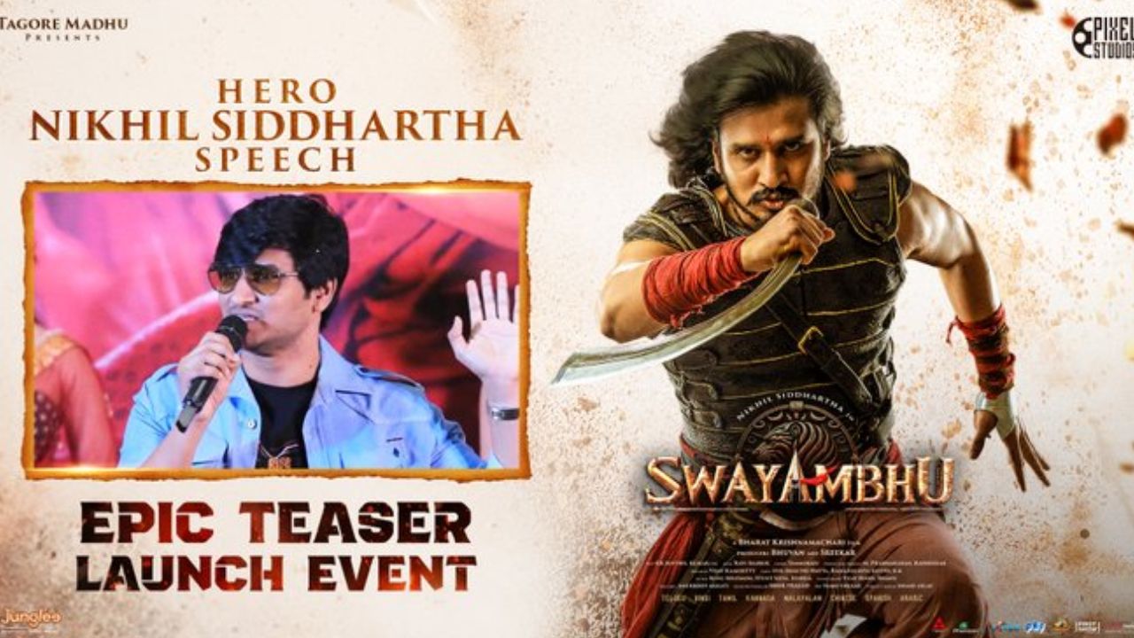 nikhil siddhartha swayambhu teaser launch real story release update
