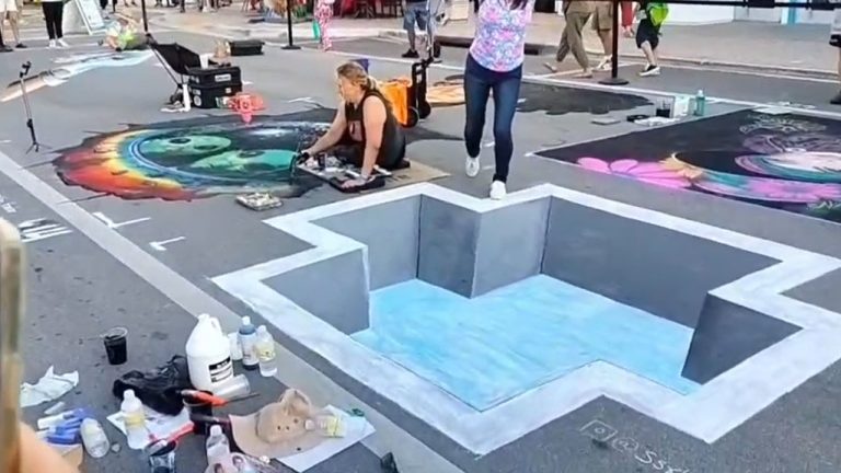 USA: అమెరికాలో మెరిసిన పెద్దపల్లి కళాకారుడు.. మహాభారత చిత్రంతో అదరగొట్టిన తెలుగోడు..