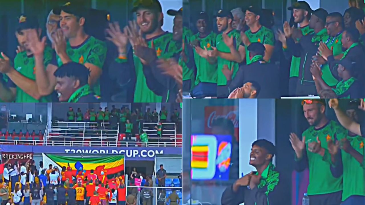 Zimbabwe Celebrations: జింబాబ్వే దెబ్బకు ఆసీస్ అబ్బా! సెలబ్రేషన్ మాములుగా లావుగా.. వీడియో వైరల్