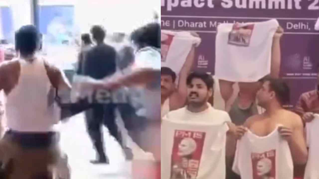 AI Summit: కాంగ్రెస్ కార్యకర్తలను చితక్కొట్టిన ప్రజలు.. వీడియో వైరల్..