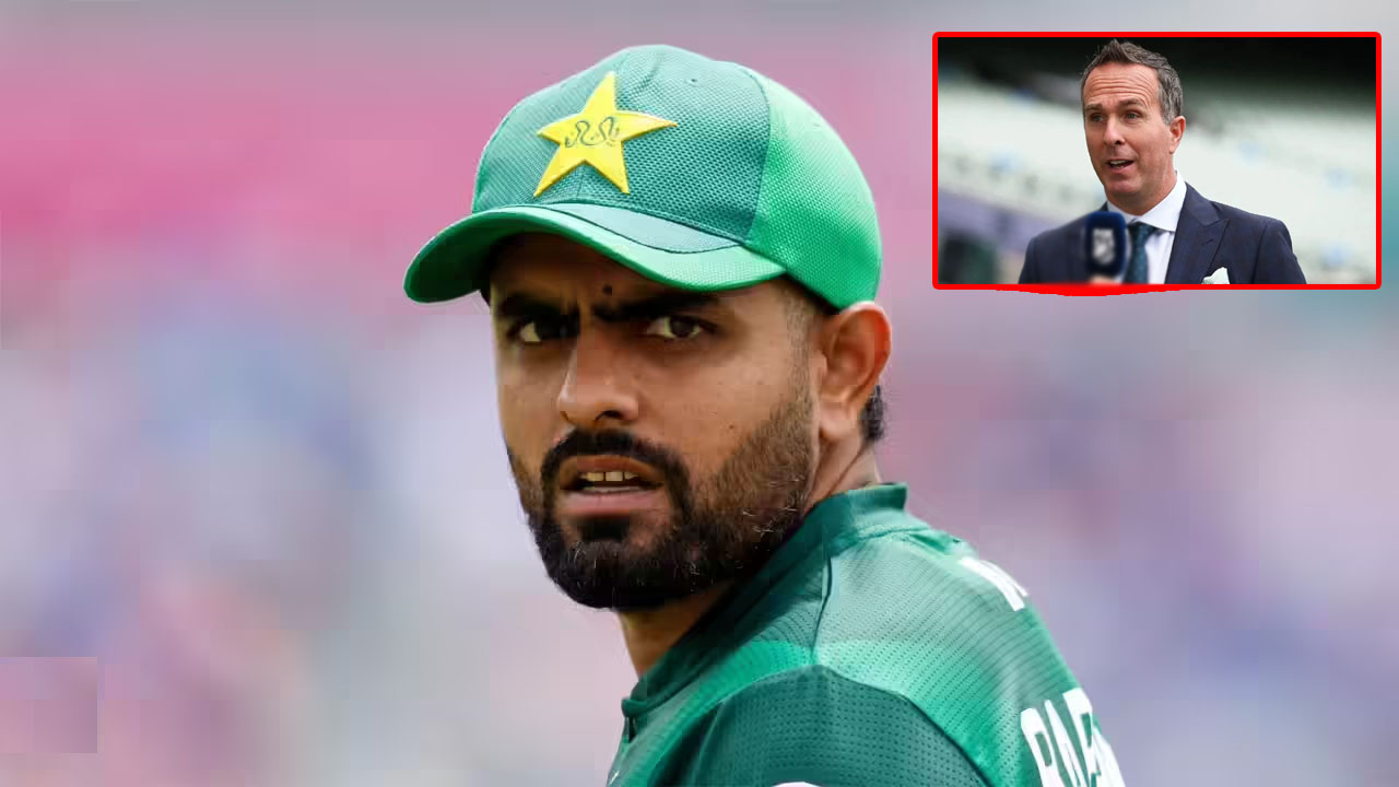 michael vaughan slams babar azam batting strike rate pakistan super 8 loss england