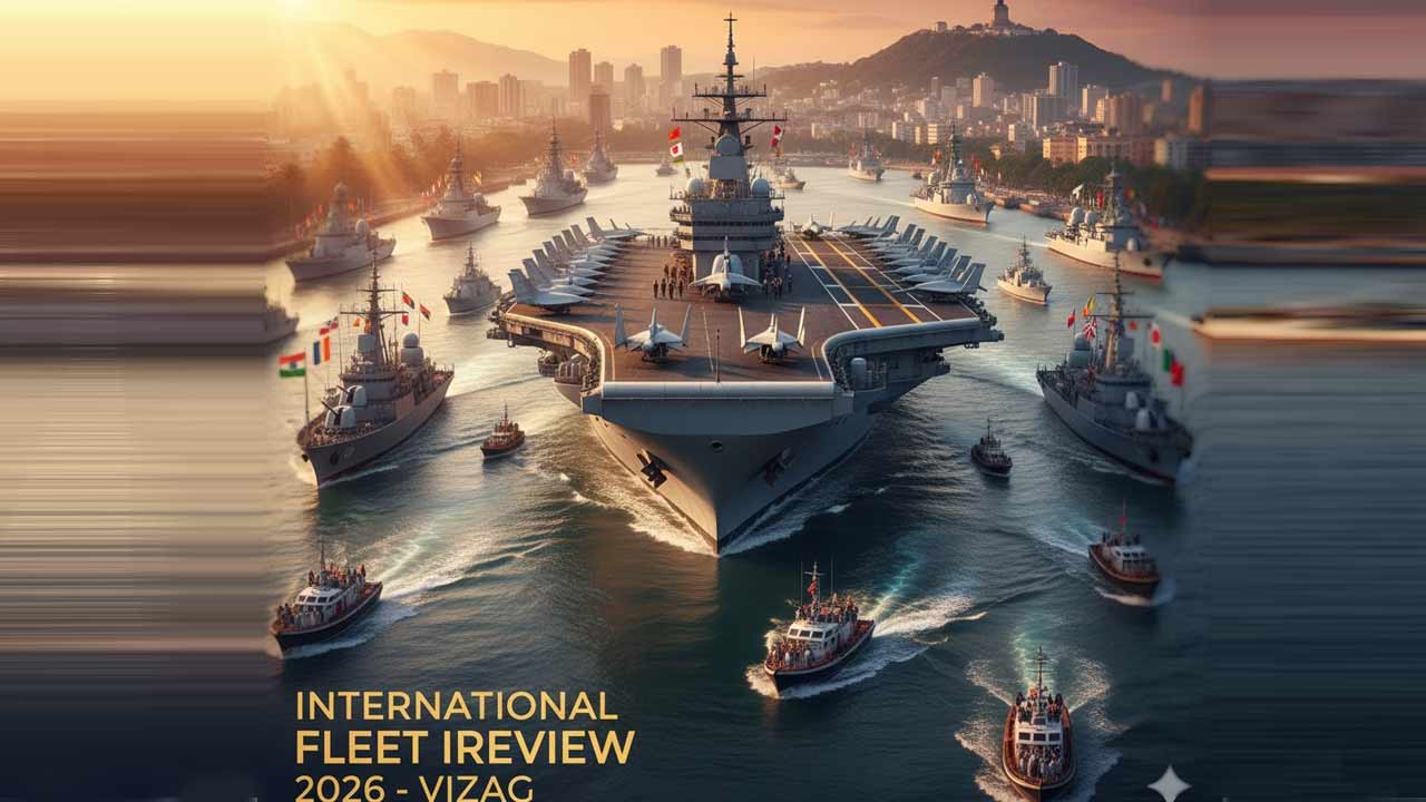Vizag Fleet Review 2026: విశాఖ తీరంలో నౌకాదళ విన్యాసాలు.. ఐఎన్ఎస్ విక్రాంత్ ప్రత్యేక ఆకర్షణ.!