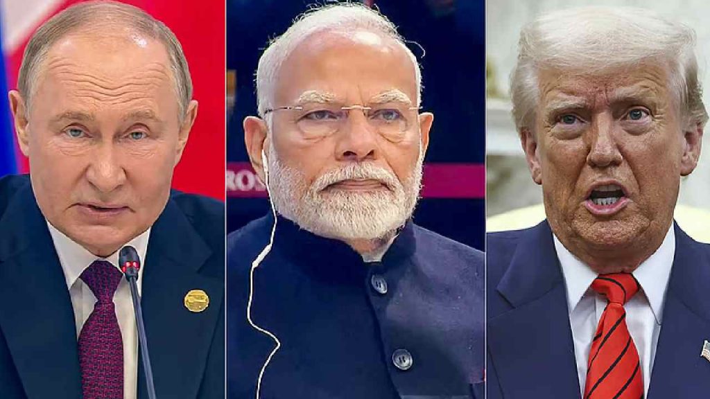 Modi Putin Trump