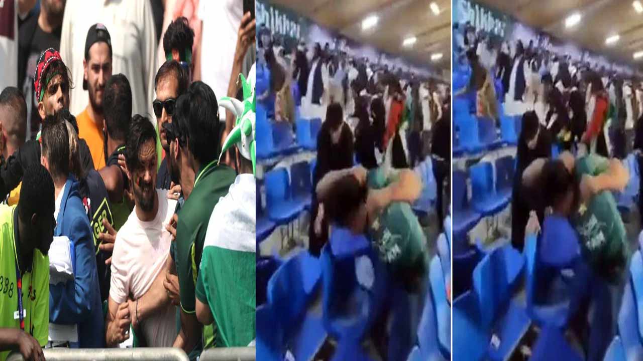 pakistan fans clash england t20 world cup 2026 viral video