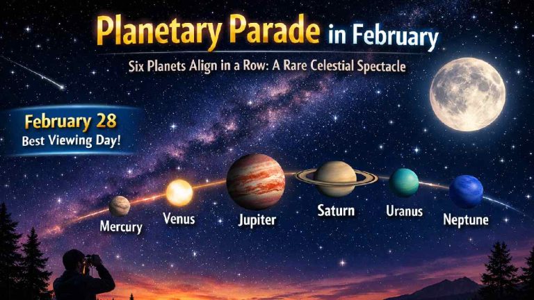 Planetary Parade: ఆకాశంలో అద్భుతం.. “షష్ట గ్రహ కూటమి”.. ఎప్పుడు చూడాలంటే..