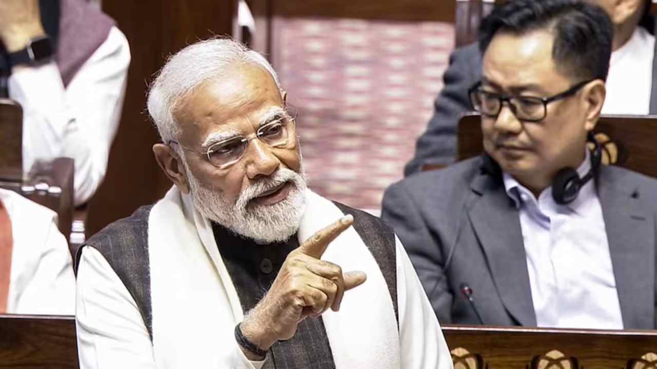 pm modi attacks congress rahul gandhi ravneet bittu rajya sabha