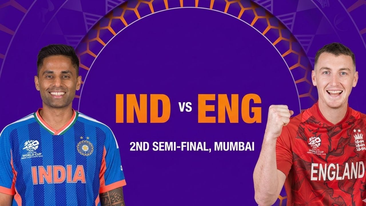 ind vs eng semi final 2 t20 world cup 2026 who will face new zealand in the final