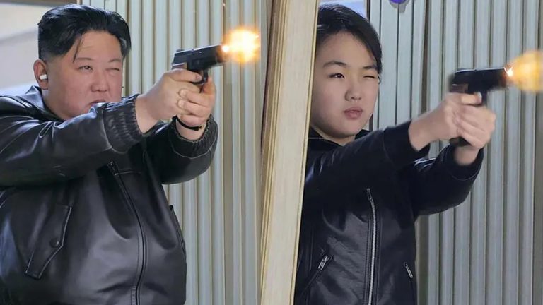 North Korea: కుమార్తెకు గన్ ఫైర్ నేర్పిస్తున్న ఉత్తర కొరియా అధ్యక్షుడు కిమ్.. కారణం ఇదేనా..?