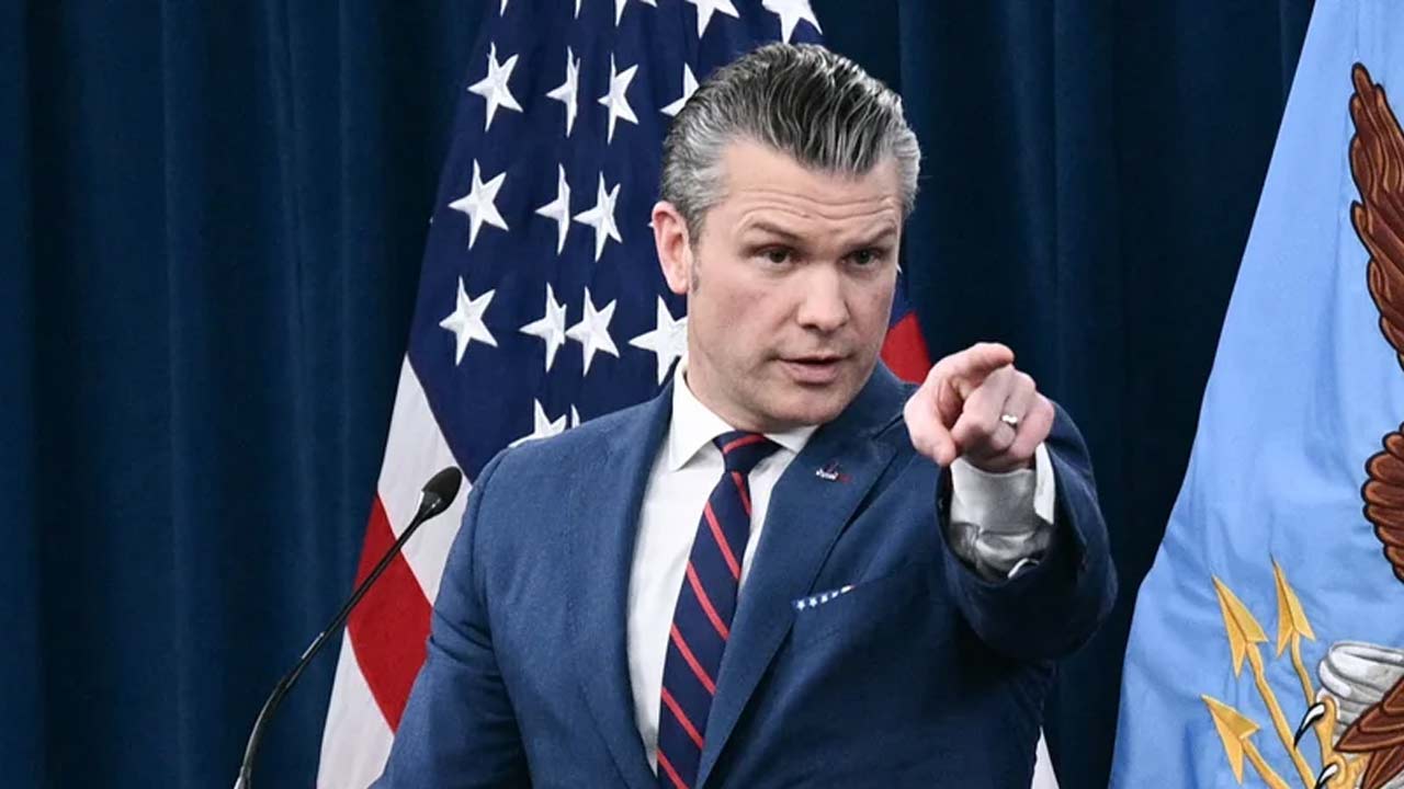 defense secretary pete hegseth warns iran of massive us strikes