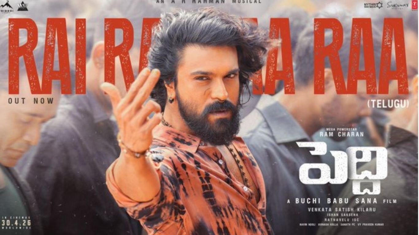 ram charan sets screens on fire with rai rai raa raa peddi craze soars