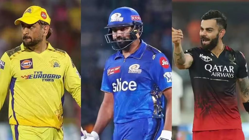 Rohit Sharma, Ms Dhoni, Virat Kohli Ipl