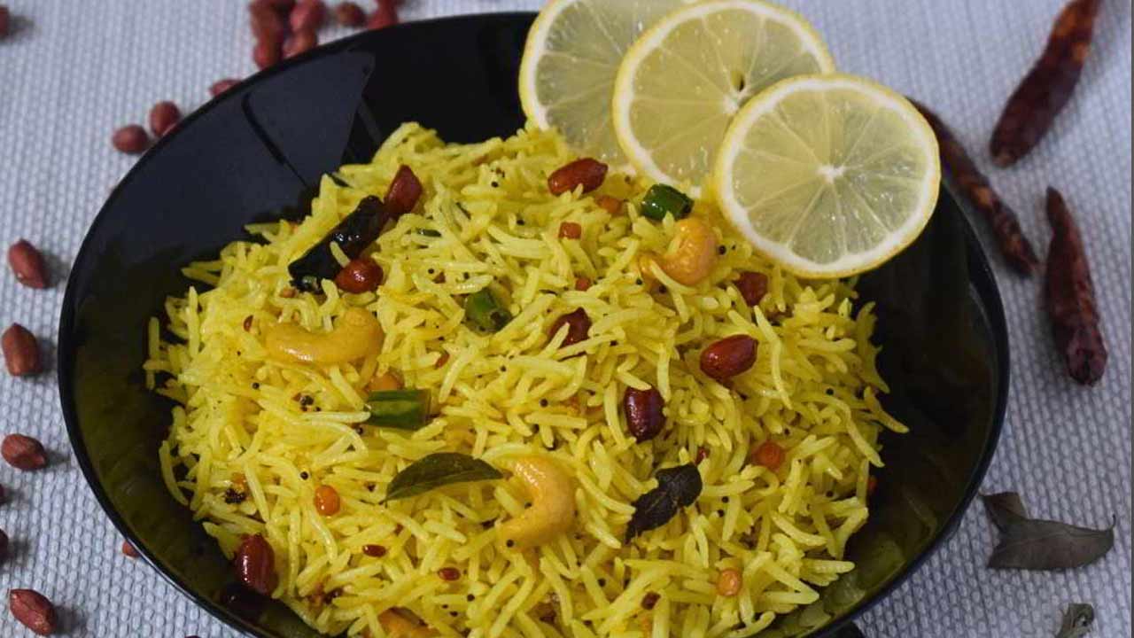 South Indian Lemon Rice Recipe: నిమిషాల్లోనే ఘాటైన, టేస్టీ లెమన్ రైస్ రెడీ..