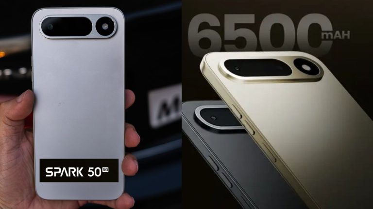 మిలిటరీ గ్రేడ్ ప్రొటెక్షన్, 50MP కెమెరా, 6500mAh భారీ బ్యాటరీతో TECNO Spark 50 5G భారత్‌లో లాంచ్.. ధర ఎంతంటే.?
