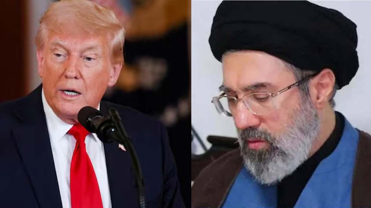 Trump: మా డిమాండ్లు అంగీకరించకపోతే మోజ్తాబాను చంపేస్తాం.. ఇరాన్‌కు ట్రంప్ వార్నింగ్!