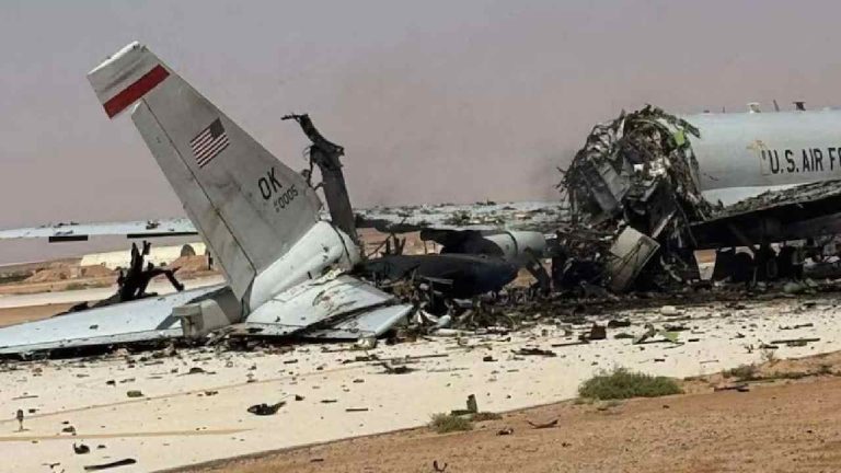 Iran War: సౌదీలో ఇరాన్ విధ్వంసం.. రూ. 6000 కోట్ల విలువైన అమెరికా విమానం నాశనం..