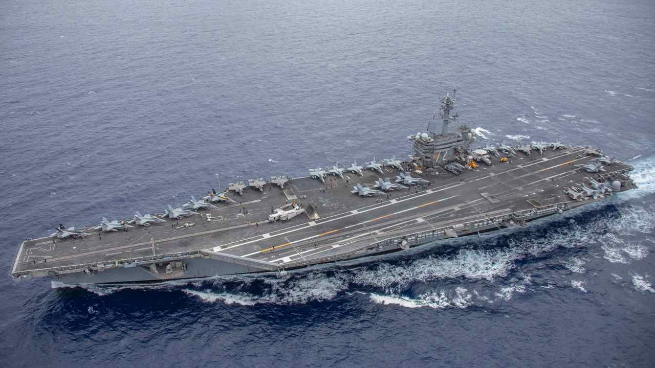 iran claims uss abraham lincoln attack operation true promise 4 missile strike