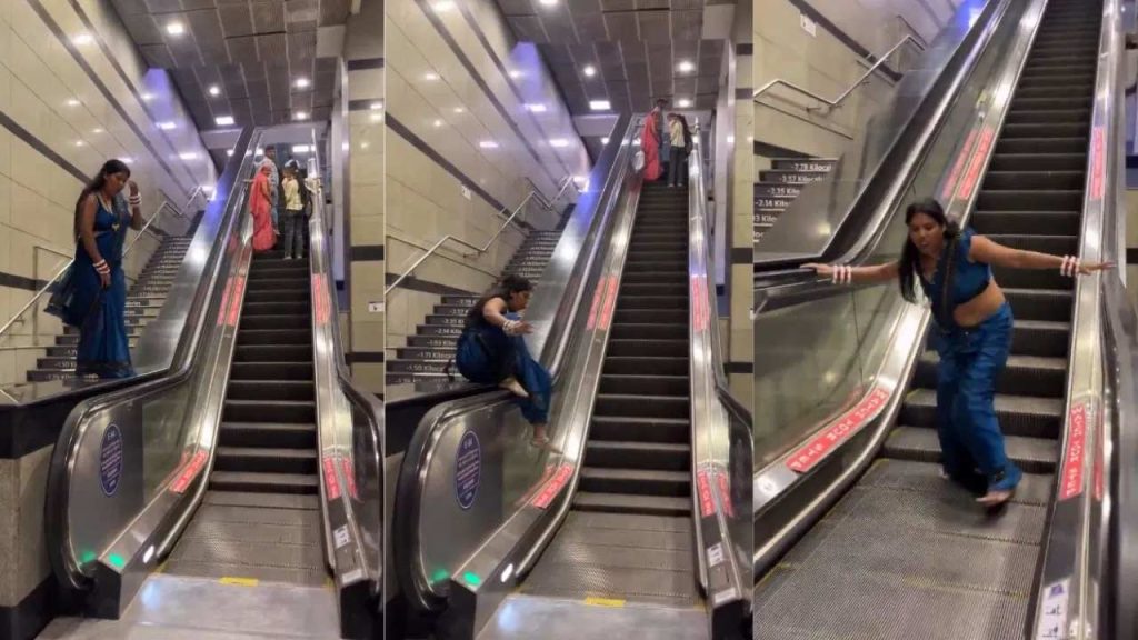 Viral Escalator Stunt Video