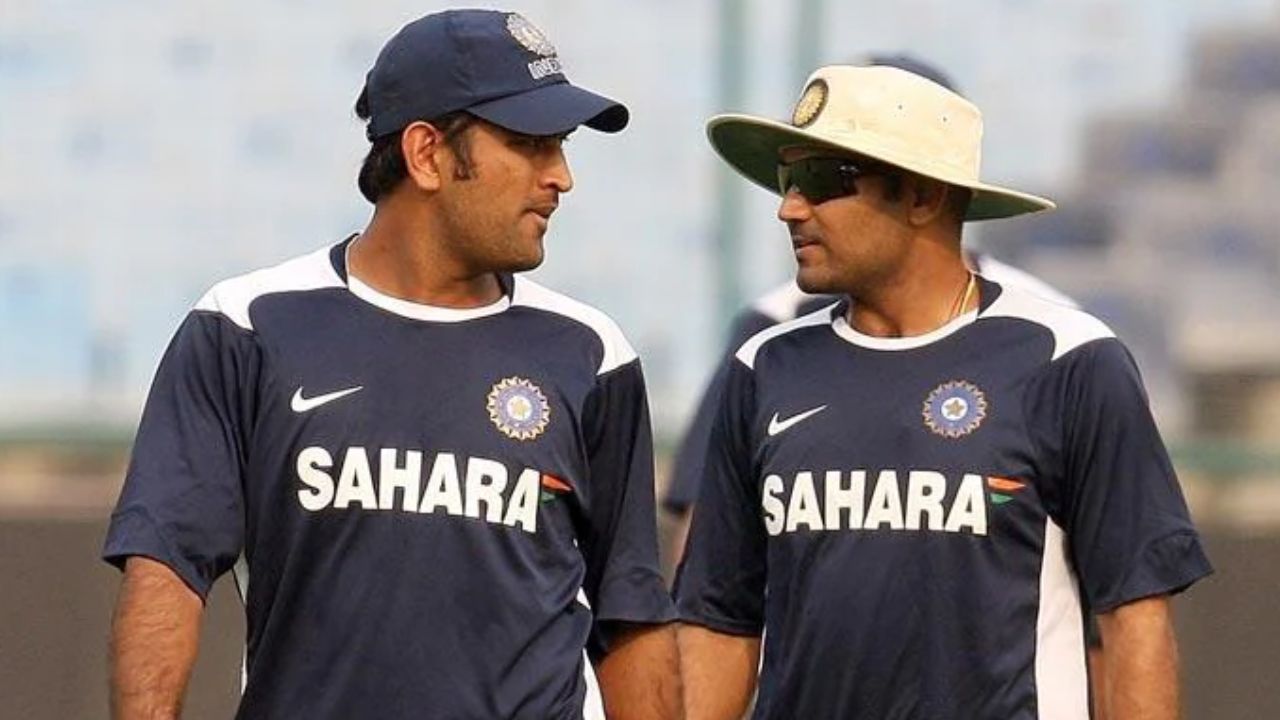 virender sehwag on ms dhoni he was born with captains luck
