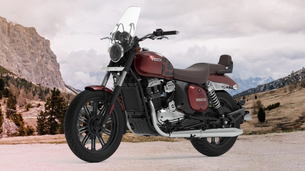 Yezdi Roadster Red Wolf Edition