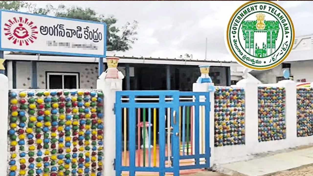 Half Day Schools : చిన్నారుల రక్షణే ముఖ్యం.. పాఠశాలల తరహాలోనే అంగన్‌వాడీలకు హాఫ్ డే స్కూల్స్
