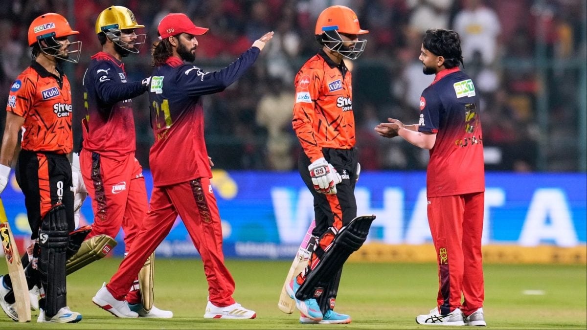 ipl 2026 rcb vs srh ishan kishan 80 phil salt catch srh innings 201 score