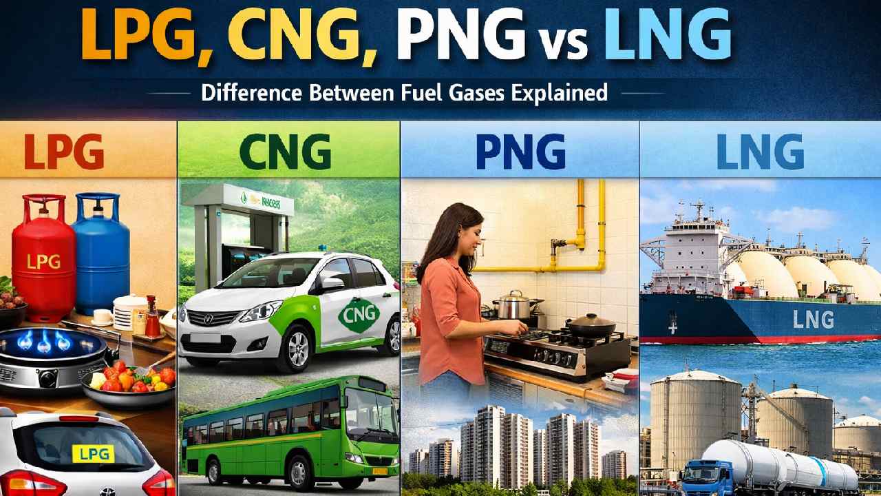 Fuel Gases: LPG, CNG, PNG మధ్య తేడాలు ఏంటి.. వీటిని ఏ విధంగా ఉపయోగిస్తారు..?