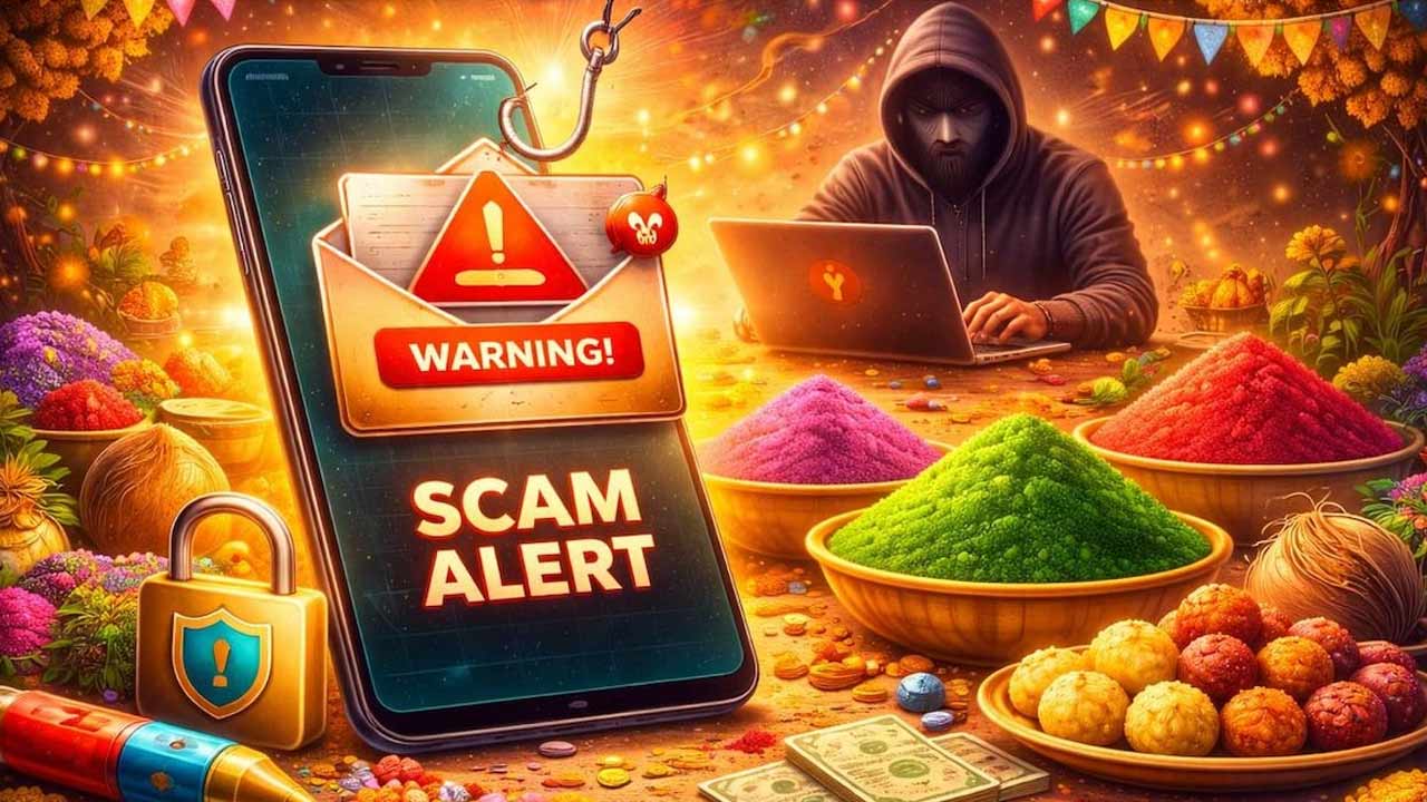 holi fake links bank account scam alert