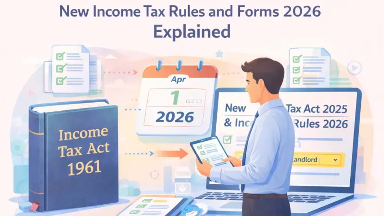 new income tax forms 2026 pan rules hra changes