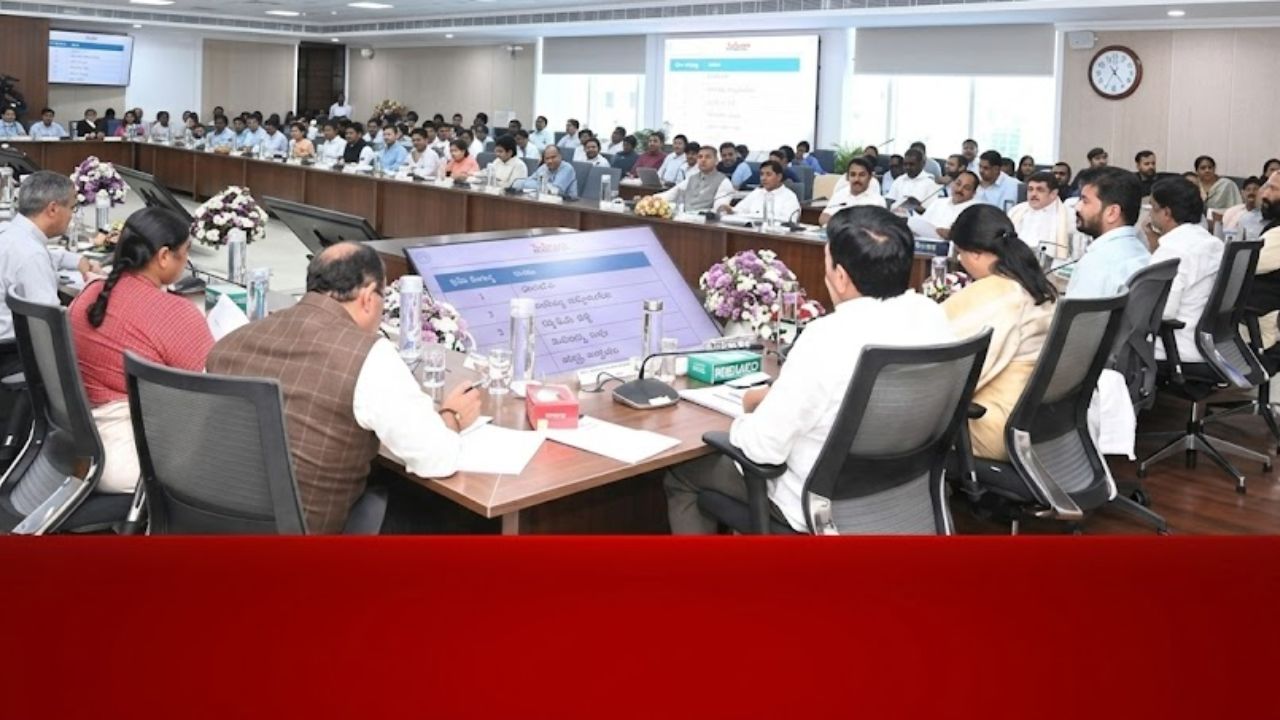 cm revanth reddy holds key review meeting with district collectors on governance and development