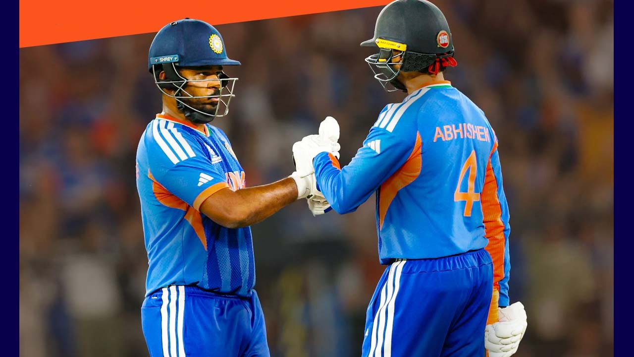 IND vs NZ: 17 ఏళ్ల పాకిస్థాన్ రికార్డు బ్రేక్.. T20 వరల్డ్ కప్ హిస్టరీలో నంబర్ 1 జోడీగా సంజు-అభిషేక్