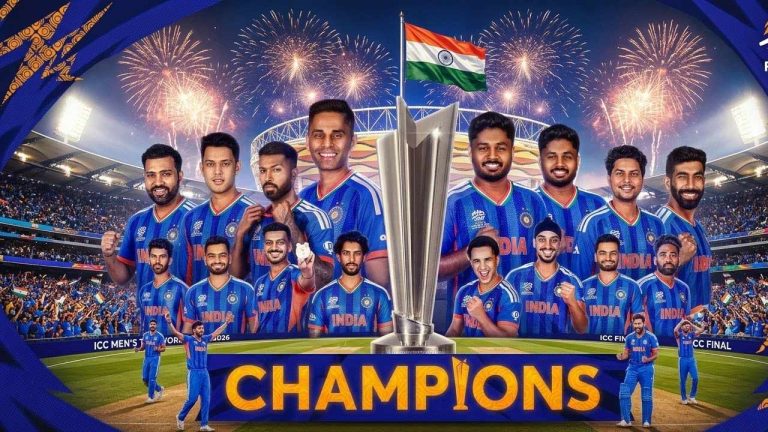 World Champions India : హిస్టరీ రిపీట్.. మూడోసారి టీ20 విశ్వవిజేతగా భారత్..