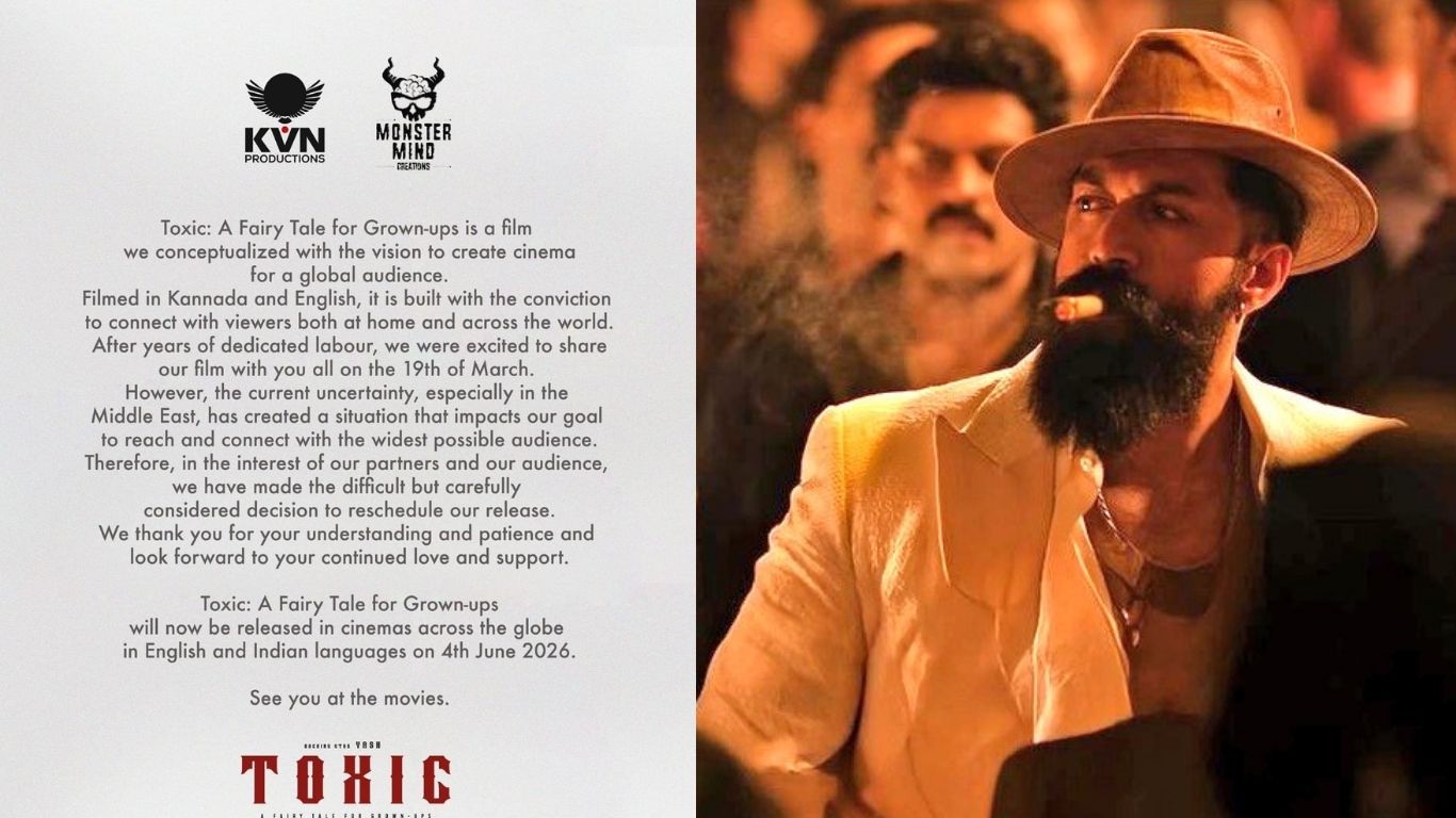 Breaking news : ‘టాక్సిక్’ రిలీజ్ వాయిదా.. కొత్త రిలీజ్ డేట్ ఇదే