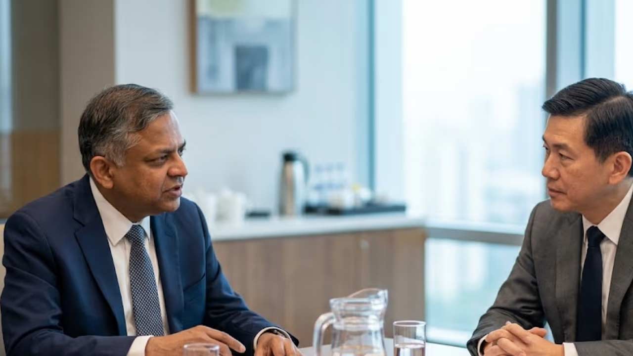 business air india crisis tata sons chairman meets singapore airlines ceo for rescue plan