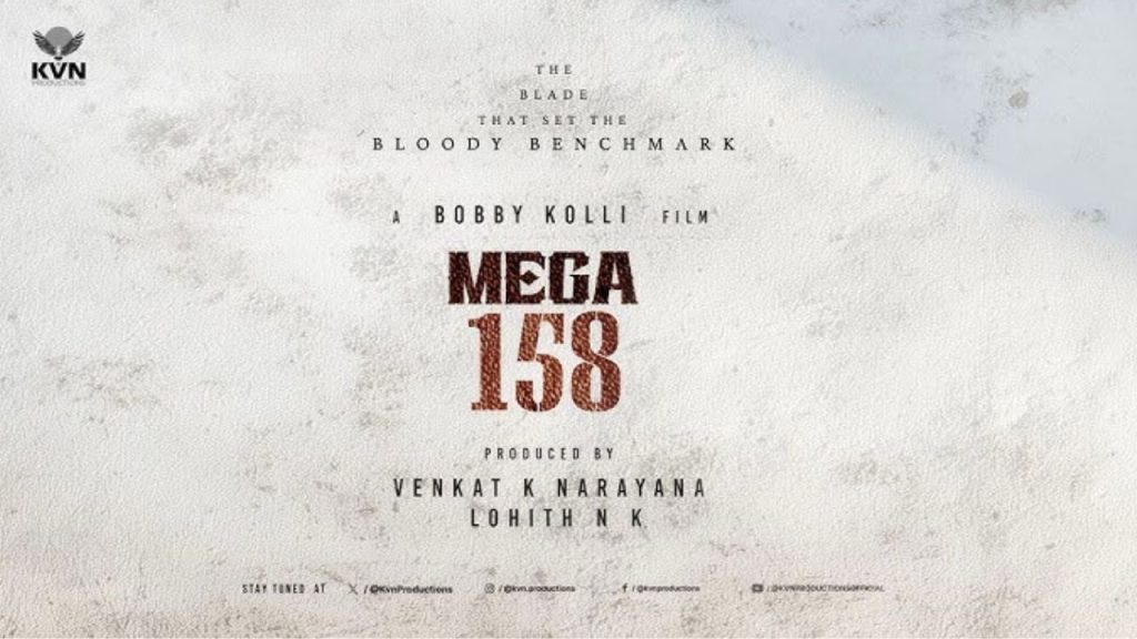 Anil Kapoor In Chiranjeevi's Mega158