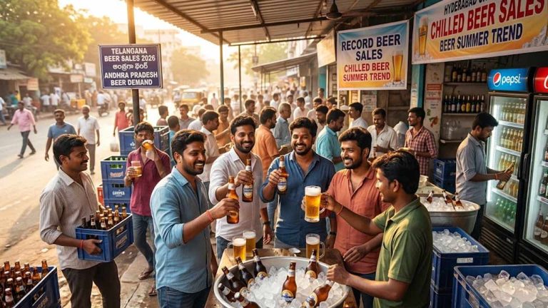 Beer Sales New Record: హాట్‌ సమ్మర్‌లో చిల్డ్‌ బీర్లతో చిల్.. రికార్డుస్థాయిలో బీర్ల సేల్స్‌..
