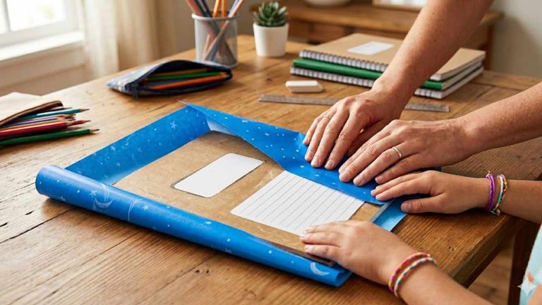 Book Cover Trick: మీ పిల్లల పుస్తకాలకు నిమిషాల్లో ఇలా అట్టలు వేయండి.. కత్తెర, టేప్ అవసరం కూడా లేదు..!