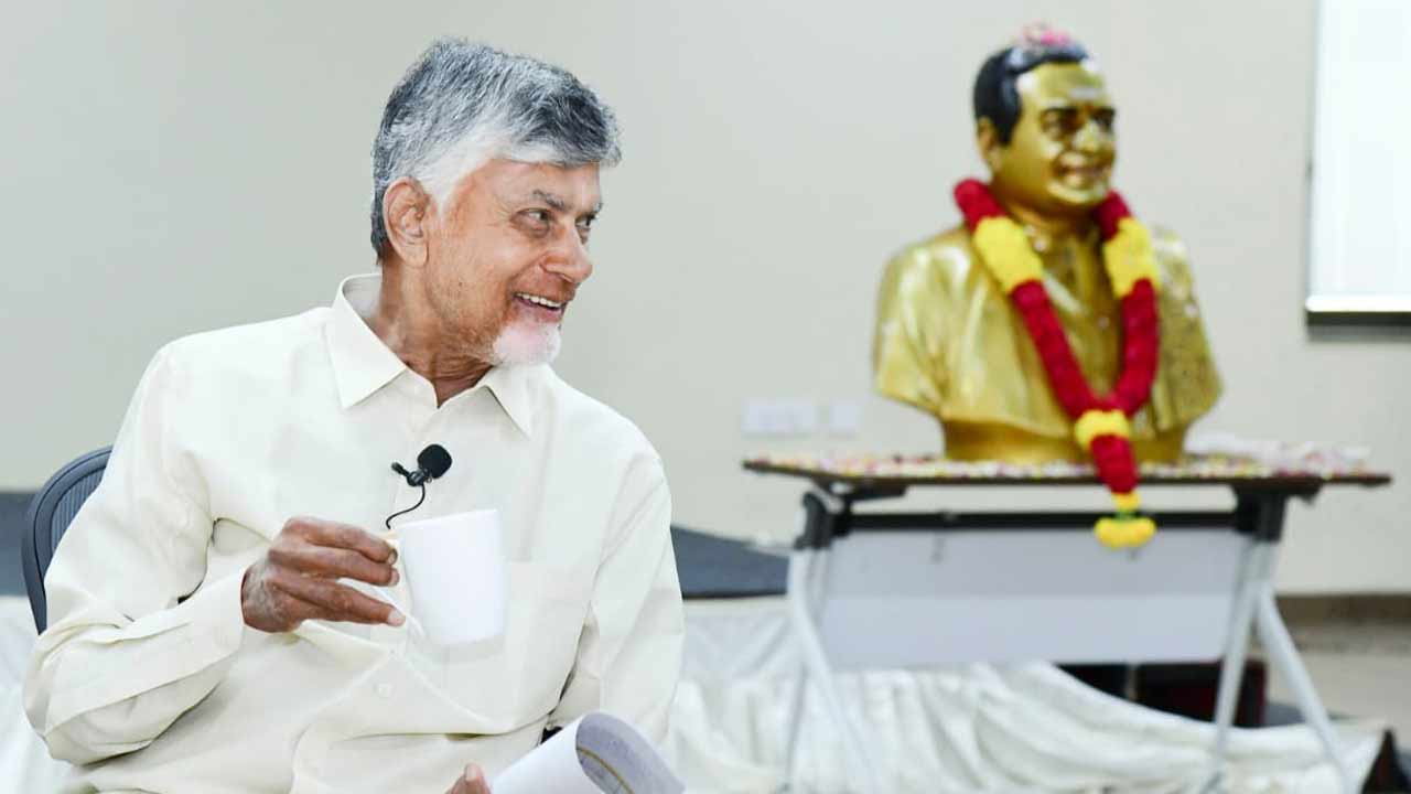 cm chandrababu says tdp workers are real leaders at party cluster training meet