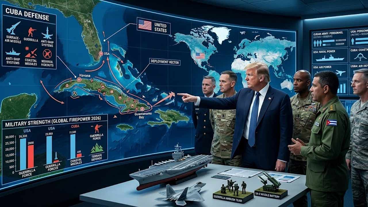 trump focus on cuba can cubas military stand against the united states