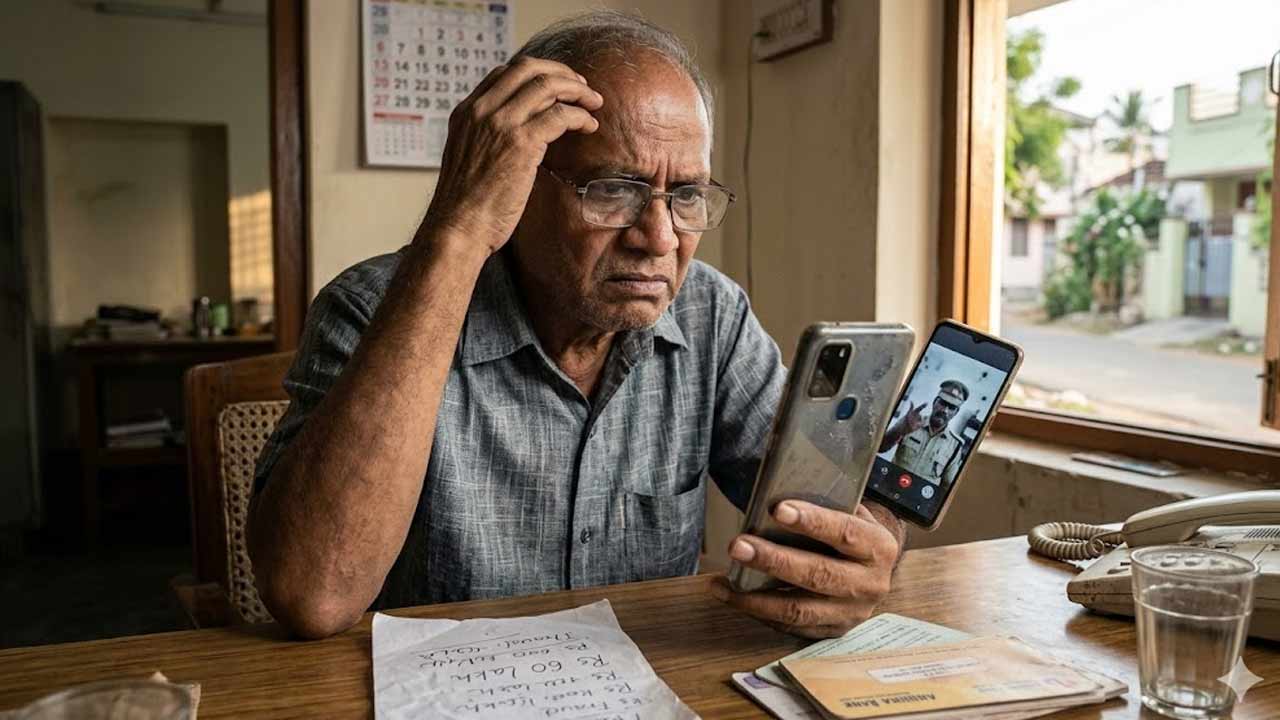 retired teacher loses rs 60 lakh in digital arrest scam in bapatla