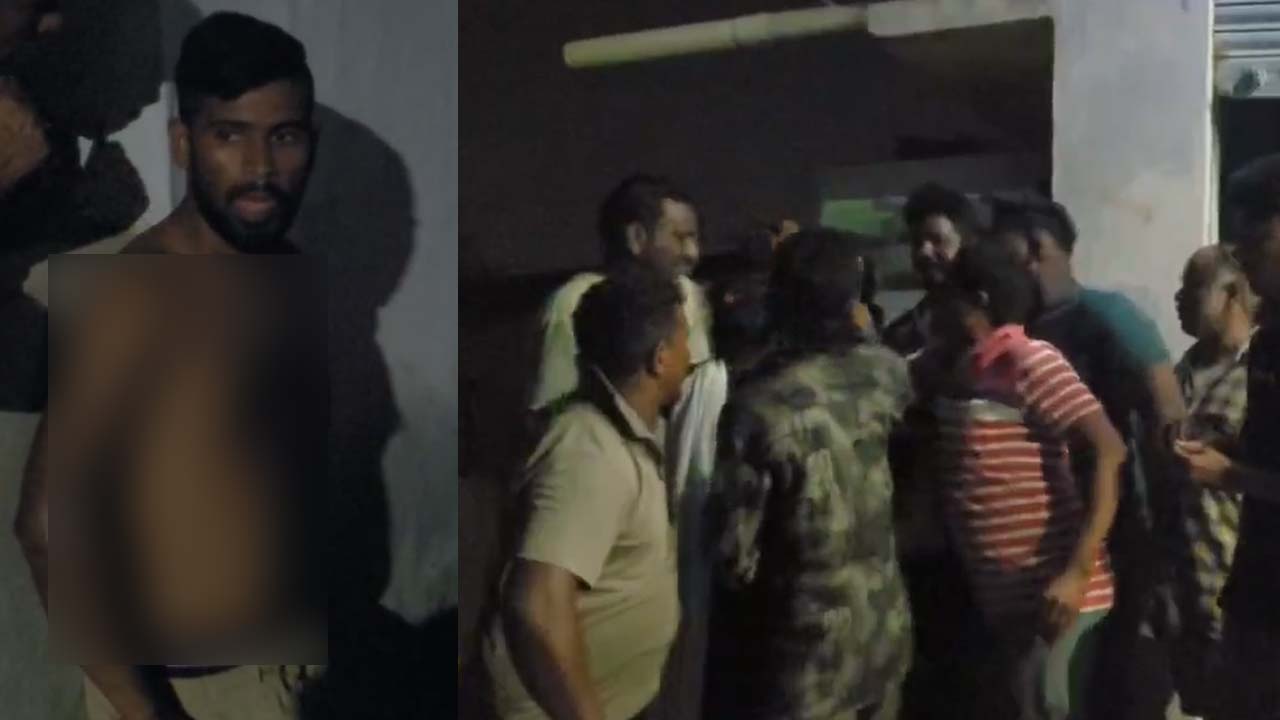 husband thrashed his wifes lover and handed him over to police